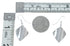 Native American Genuine Sterling Silver Hook Dangle Earrings AX129670